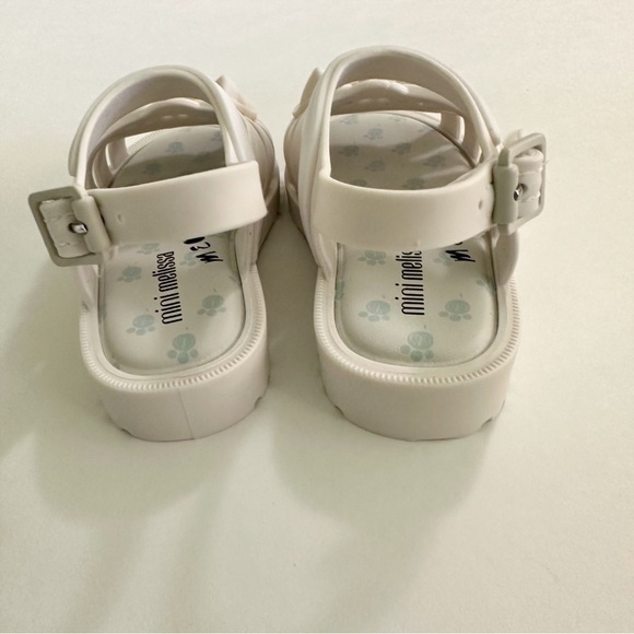 Mini Melissa White Cat Sandals - Picture 6 of 8